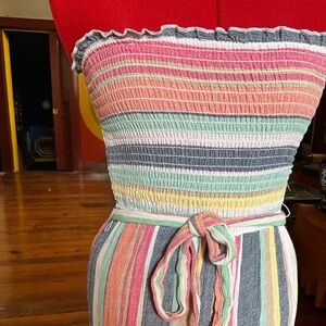 Forever 21 tube/strapless romper medium